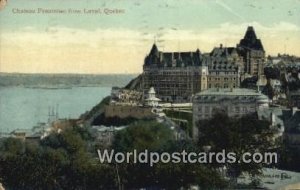 Chateau Frontenac from Laval Quebec Canada 1911 