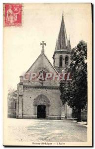 Postcard Old Boissy St Leger L & # 39Eglise