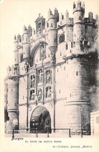 El Arco de Santa Maria Burgos Spain Unused 