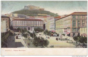 Piazza Municipio, Napoli (Campania), Italy, 1900-1910s