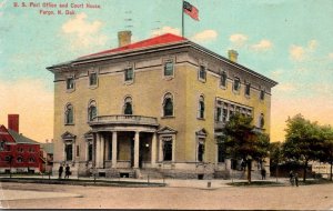 North Dakota Fargo Post Office and Court House 1912 Curteich