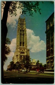Riverside Church New York NY NYC 1953 Chrome Postcard I1