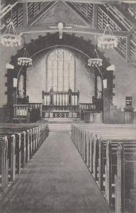 Maine Lewiston Interior Of The Chapel Bates College Albertype