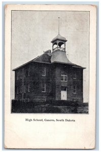 Canova South Dakota SD Postcard High School Exterior View c1910 Vintage Antique