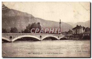 Old Postcard Bonneville Bridge Pointe Andey