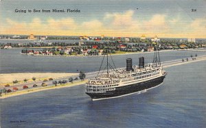Going to Sea Ship on the Ocean Miami FL
