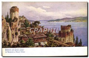 Postcard Old Bosporus Und Rumili Hissar Turkey