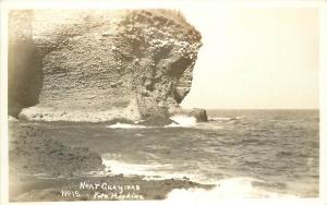 1907-1918 RPPC Postcard No.15 Cliffs near Guaymas Mexico Foto Hopkins Unposted