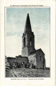 CPA GENNES - Église Ste-Eusebe (165348)