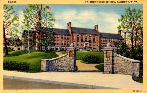 Fairmont, West Virginia - The Fairmont High School - in 1942