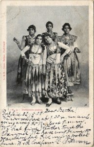 PC EGYPT, PORT SAID, DANSEUSES ARABES, Vintage Postcard (b39418)