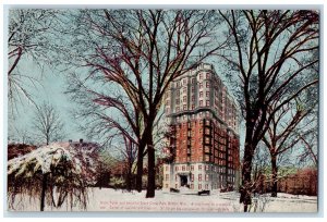 1916 Hotel Tuller And Beautiful Grand Circus Detroit MI Posted Vintage Postcard