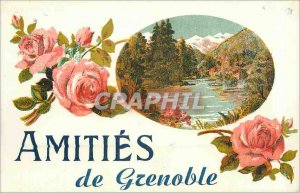 Old Postcard Amities Grenoble