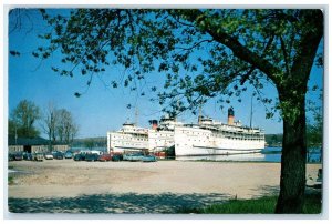 c1960 S.S. North American Alabama Boats Steamer Dock Holland Michigan Postcard