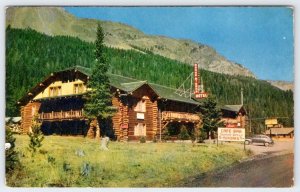 1950's SILVER GATE MONTANA RANGE RIDERS LODGE HOTEL CAFE BAR VINTAGE POSTCARD