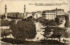 CPA TOUT PARIS 427 12e Place de la nation Cours de Vincennes (1270566)