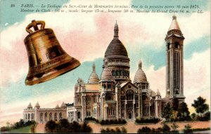 Vtg 1910s Basilica of Sacred Heart of Paris Sacré-Cœur Basilica France Postcard 