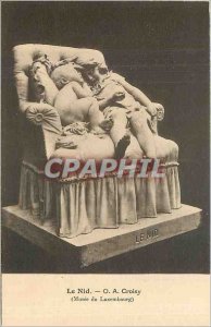 Old Postcard The Nest O A Croisy Musee du Luxembourg