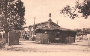 Vintage Postcard Hte Loire La Buandetie Chavaniac Lafayette France