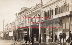 CA, Grass Valley, California, RPPC, Street Scene, Business Section, Photo