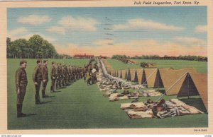 FORT KNOX , Kentucky , 30-40s ; Field Inspection