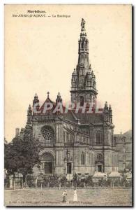 Ste Anne d & # 39Auray Old Postcard Basilica
