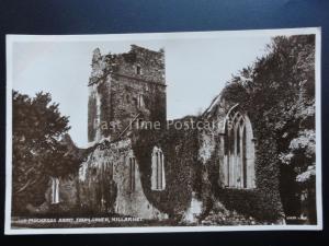 Ireland KERRY Killarney, Muckross Abbey from South - Old RP Postcard