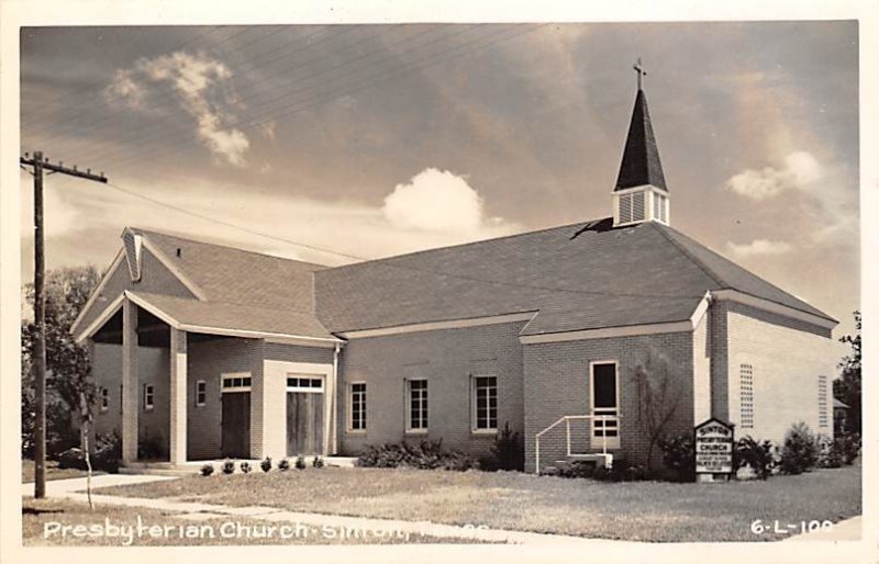 Presbyterian Church Real Photo - Sinton, Texas TX