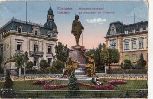 BF16690 bismark denkmal wiesbade wiesbaden  germany front/back image