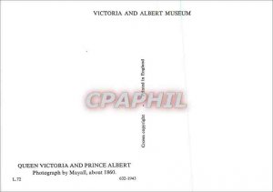 Modern Postcard Queen Victoria and Prince Albert Victoria and Albert Museum