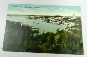 Vintage Postcard Hamilton Bermuda from Abbotsford Scenic View