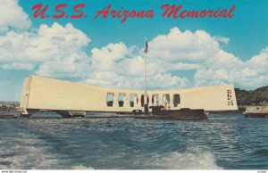 PEARL HARBOR , Hawaii , 50-60s ; USS ARIZONA Memorial