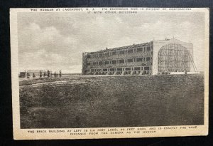 Mint Usa Postcard RPPC Dirigible Zeppelin Hangar Lake Hurst NJ