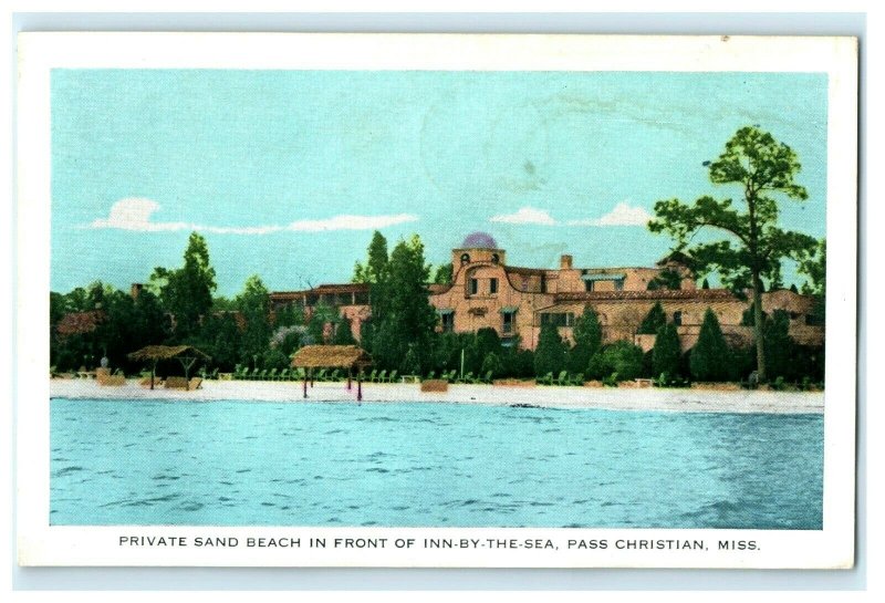 1920s Inn-By-The-Sea Pass Christian, Mississippi Postcard P181 