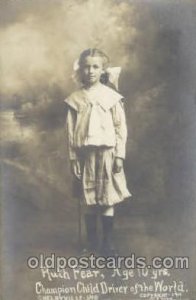 Circus Ruth Fear Champion Child Driver Unused close to perfect corners, Unused