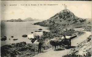 CPA Ajaccio Tour de la Parata et Iles Sanguinaires CORSICA (1077993)