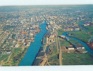 Pre-1980 AERIAL VIEW Stockton California CA AD0195