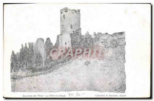 Old Postcard surroundings Thiat La Cote in Chapt