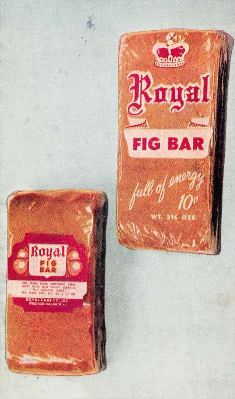Royal Fig Bar Advertising Food Vintage Postcard AA50244