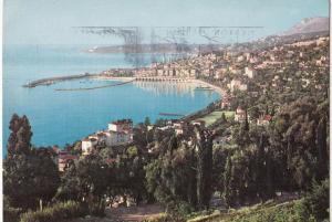 BF21095 menton vue generale france front/back image