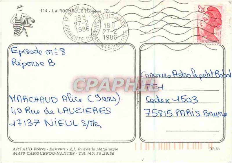 Modern Postcard La Rochelle (Ms. Ch)