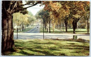 Postcard - Looking East on Main Street in Williamstown, Massachusetts