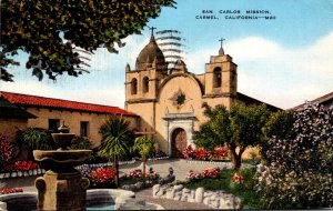 California Carmel San Carlos Mission 1952