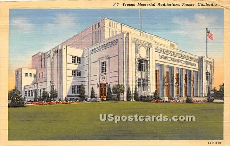 Fresno Memorial Auditorium , CA