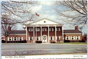 Postcard - Post Office - Dover, Delaware