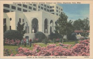 Postcard Edgewater Gulf Hotel Gulfport Biloxi Edgewater Park MS