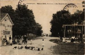 CPA AK CHAMPIGNY Maison GRAS Restaurant (600432)