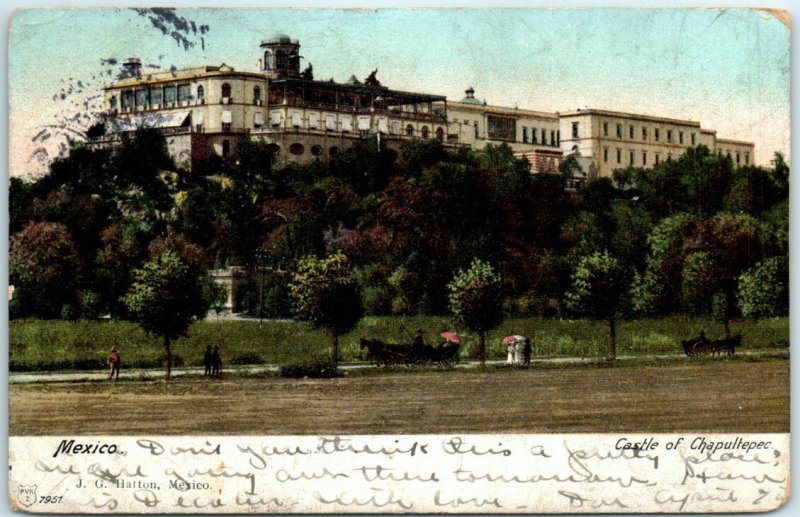 Postcard - Castle of Chapultepec, Mexico City, Mexico 