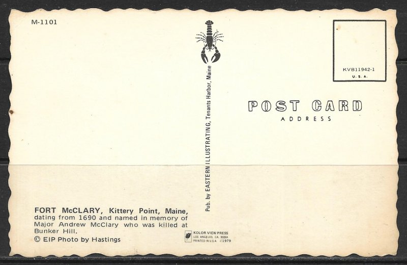 Maine, Kittery Point - Fort McClary - [ME-157]