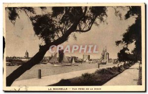 La Rochelle Old Postcard View from the dam